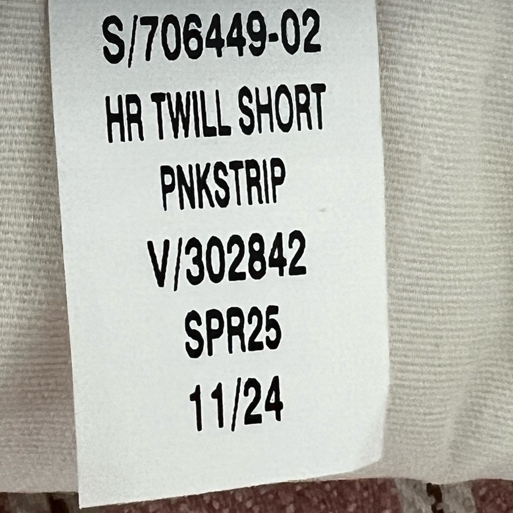 🆕 🌸 NWOT Banana Republic Pink Striped High Rise Shorts | Women’s Size 4 - Picture 5 of 10